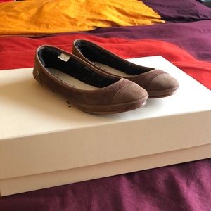 UGG fur lined flats